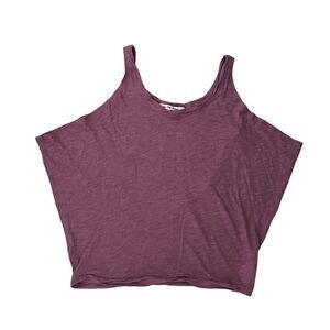 We The Free People Tank Top Womens Size X Purple Sleeveless Boho Oversized